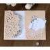 Holiday Greeting Card Celebration Invitation Marriage Card Laser Cut Rose Invitation Card